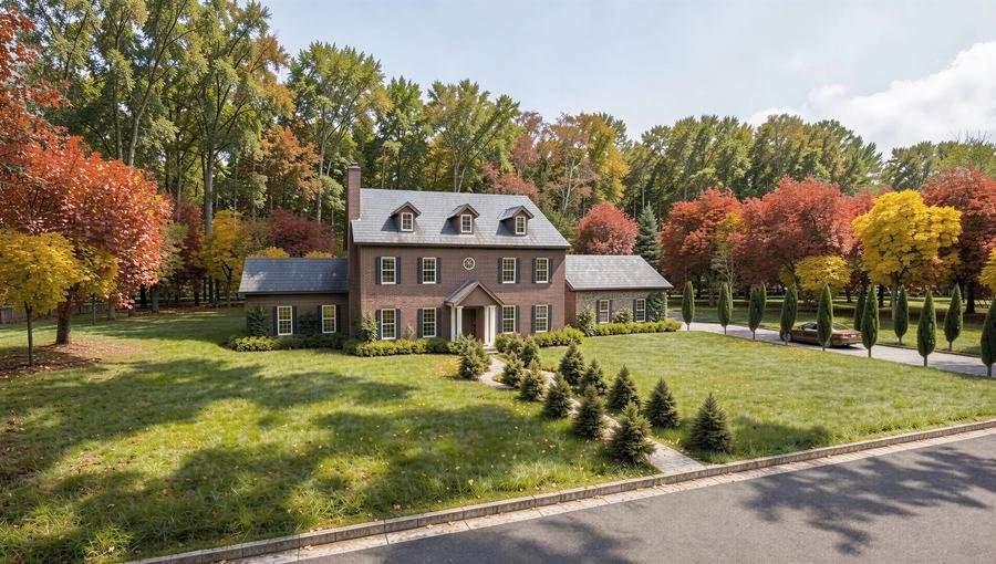 Brick Colonial design study